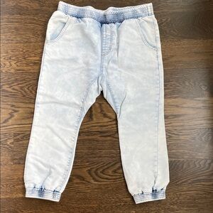 One teaspoon denim look knit pants size medium